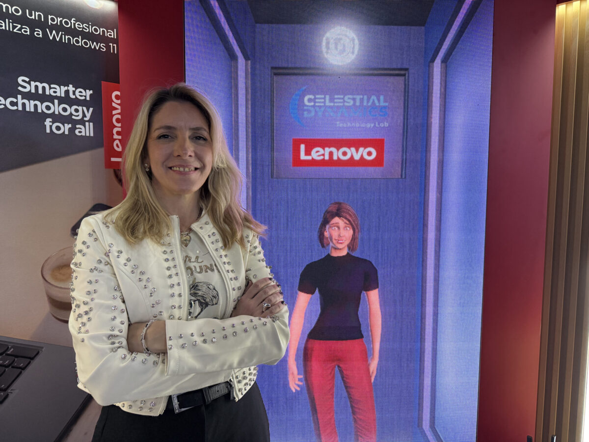 Florencia Mencía, de Lenovo.