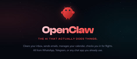 Sitio oficial de OpenClaw.